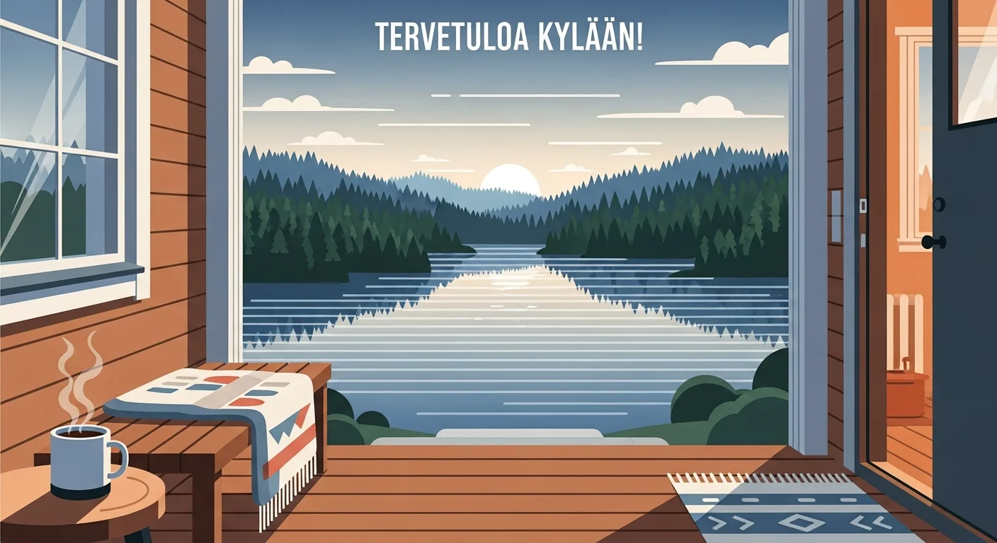 Tervetuloa Kylään! Finnish Guest Etiquette Guide