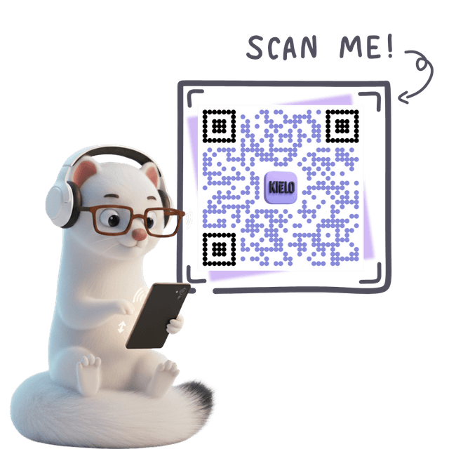 QR code to download Kielo