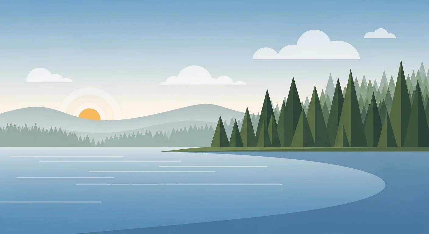 Illustration of basic Finnish words for environment and nature with pronunciation guides